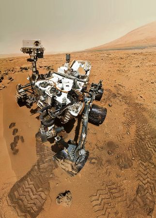 Curiosity's self-portrait on the planet Mars